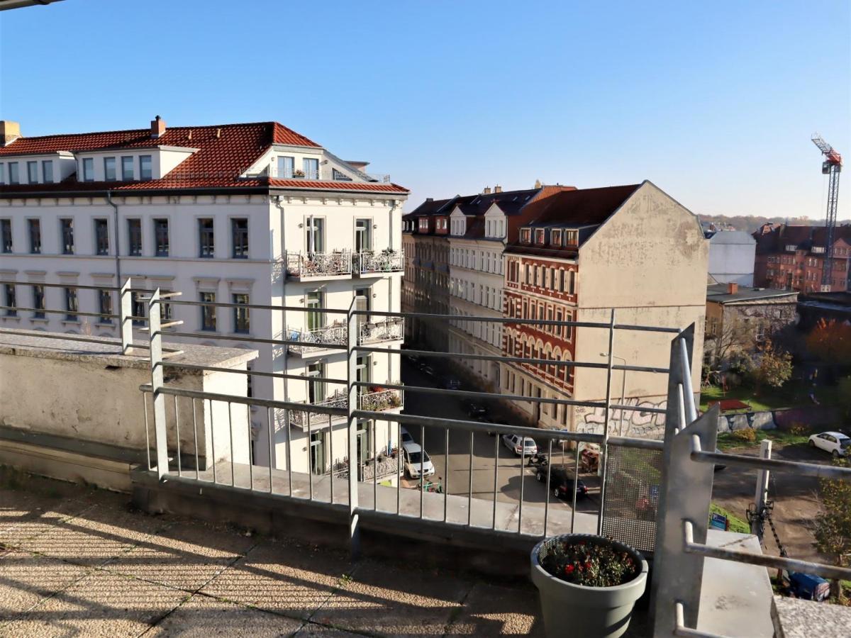Exklusive Wohnung Mit Dachterrasse In Schleussig لبسيا المظهر الخارجي الصورة