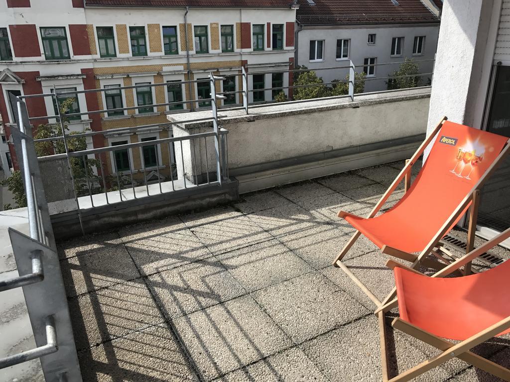 Exklusive Wohnung Mit Dachterrasse In Schleussig لبسيا المظهر الخارجي الصورة