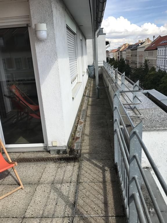 Exklusive Wohnung Mit Dachterrasse In Schleussig لبسيا المظهر الخارجي الصورة